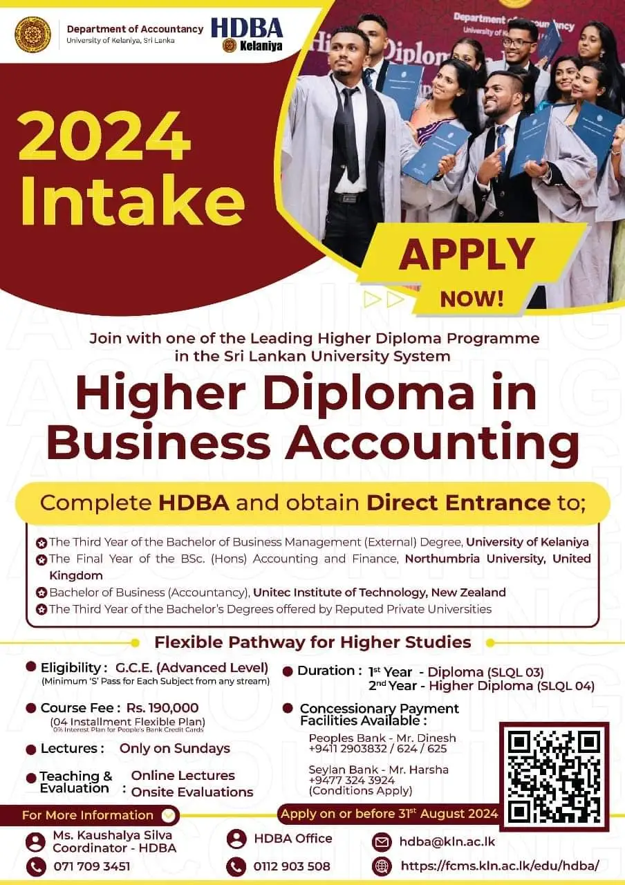 Higher Diploma in Business Accounting