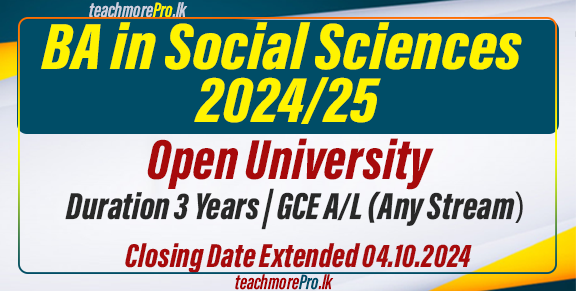 BA in Social Sciences 2024/25 OUSL