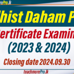 Daham Pasal Final Certificate Examinations (2023 & 2024)