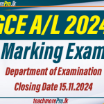 Chief Marking Examiners - GCE A/L 2024