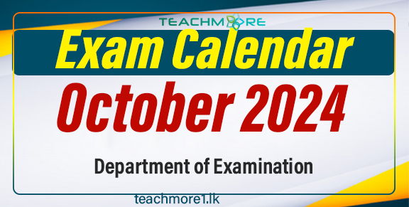 Examination Calendar for October 2024