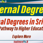 External Degrees in Sri Lanka