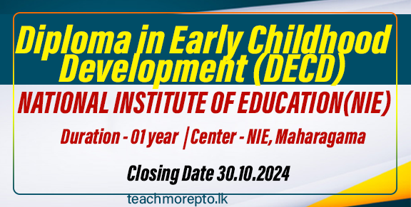 Diploma in Early Childhood Development (DECD)