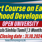 Short Course on Early Childhood Development - Open University of Sri Lanka