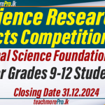 Science Research Projects Competition 2025