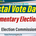 Dates for Postal Vote - Parliamentary Election 2024