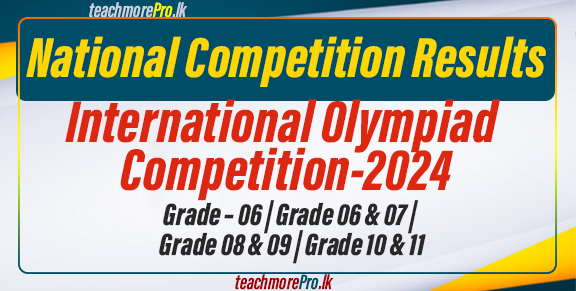 National Competition Results International Olympiad Competition-2024