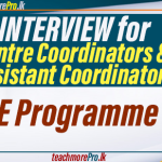 Interview for Centre Coordinators and Assistant Coordinators - PGDE Programme of NIE