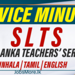 SERVICE MINUTE OF SRI LANKA TEACHERS’ SERVICE (SLTS)