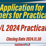 GCE A/L Examiners for Practical Test 2024