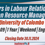 Masters in Labour Relations and Human Resource Management