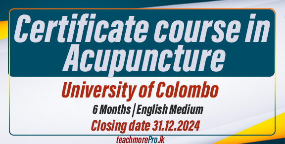 Certificate course in Acupuncture