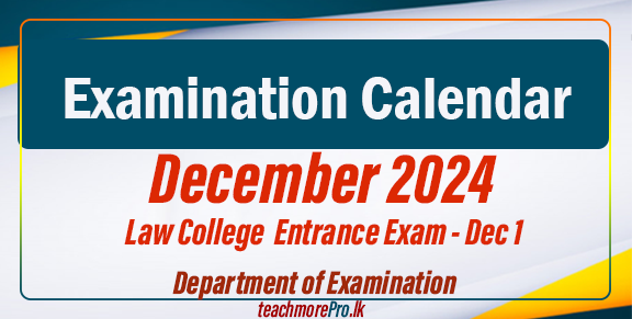 Examination Calendar for December 2024