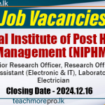 National Institute of Post Harvest Management