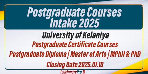 Postgraduate Courses Intake 2025