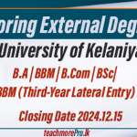 Exploring External Degrees at the University of Kelaniya 2025