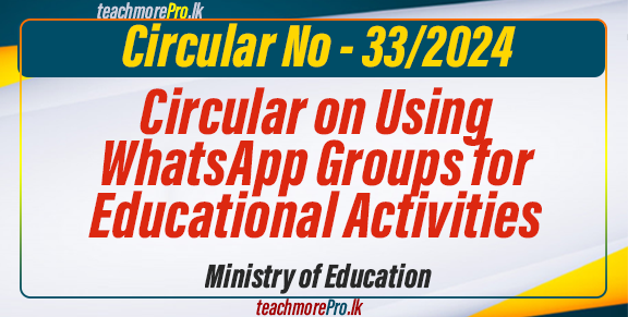 Circular on Using WhatsApp Groups for Educational Activities - Ministry of Education