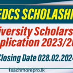 EDCS University Scholarship Application 2023/2024