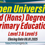 BEd Degree in Primary Education - Open University