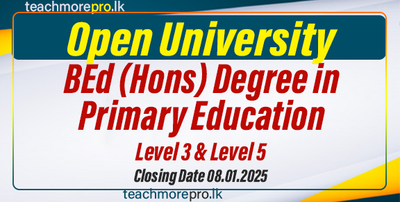 BEd Degree in Primary Education - Open University