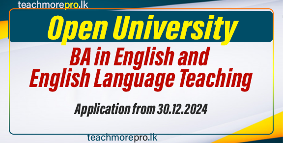 BA in English and English Language Teaching 2025- OUSL