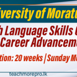 University of Moratuwa Offers English Language Skills Course for Career Advancement