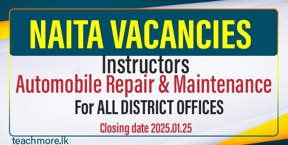 NAITA Opens Vacancies for Automobile Repair & Maintenance Instructors