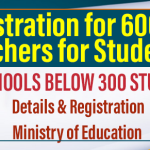 Education Ministry Opens Registration for 6000 Vouchers for Students