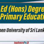 Pursue Your BEd at Open University of Sri Lanka (OUSL)