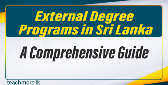 External Degree Programs in Sri Lanka