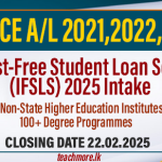 Interest-Free Student Loan Scheme (IFSLS) 2025 Intake Now Open - Ministry of Education