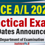 GCE (A/L) 2024 Practical Examinations Dates Announced