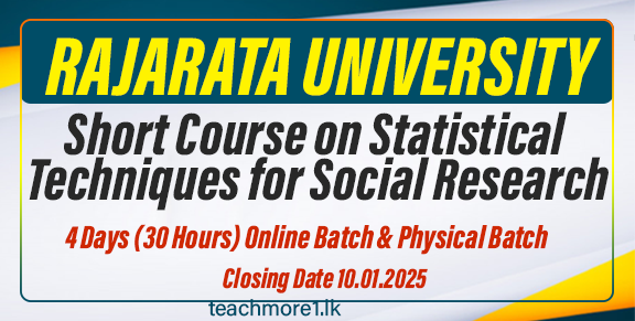 Short Course on Statistical Techniques for Social Research