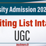  University Registrations 2023/2024 - Waiting List