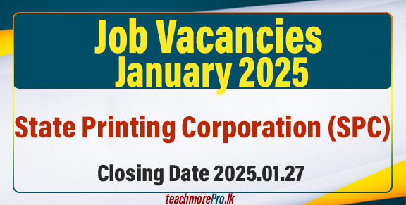 Job Vacancies at State Printing Corporation (SPC) – 2025 January